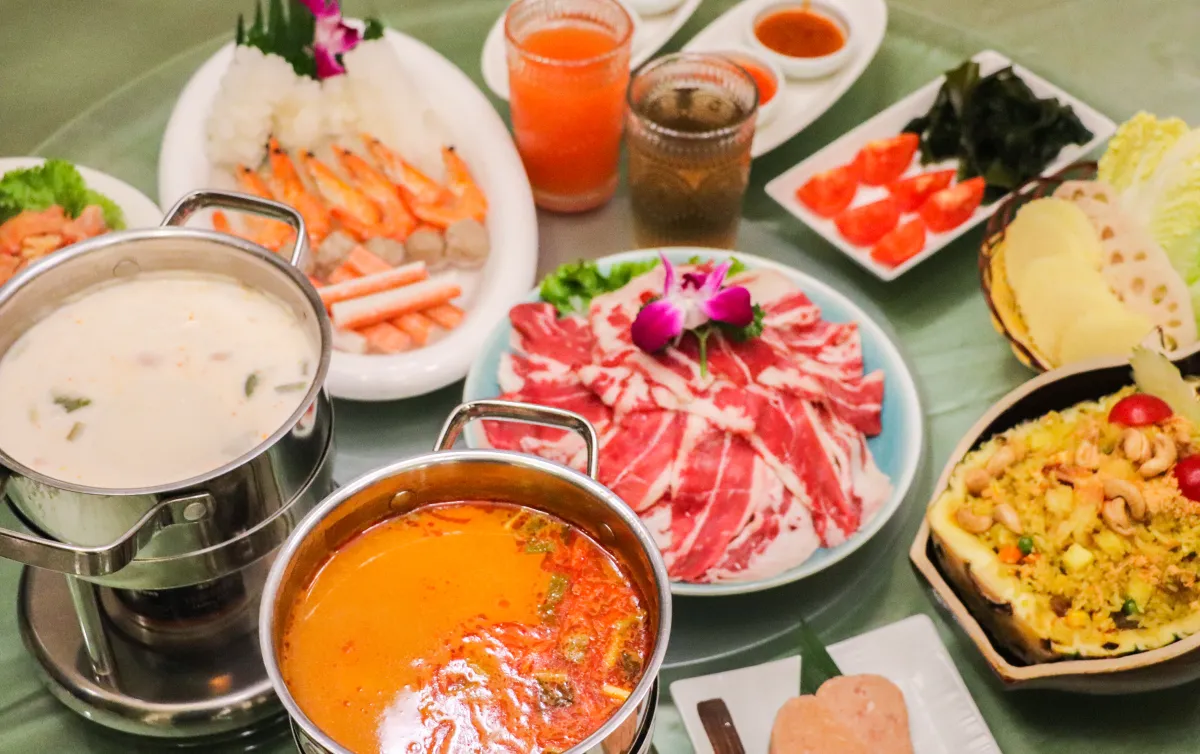 THAI HOT POT SET MENU FOR TWO