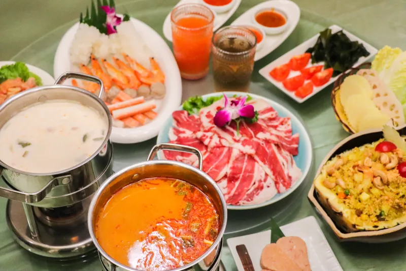 THAI HOT POT SET MENU FOR TWO